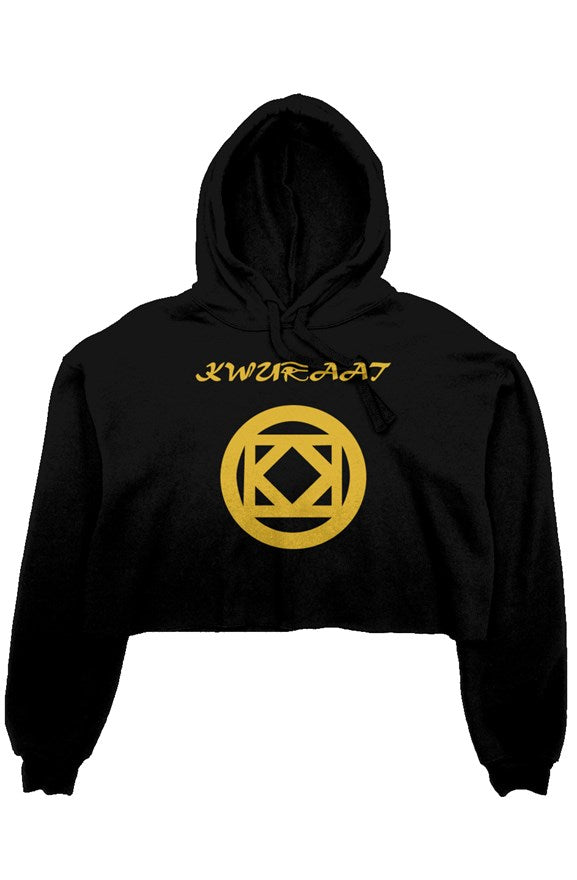 KWURAAT Crop Fleece Hoodie